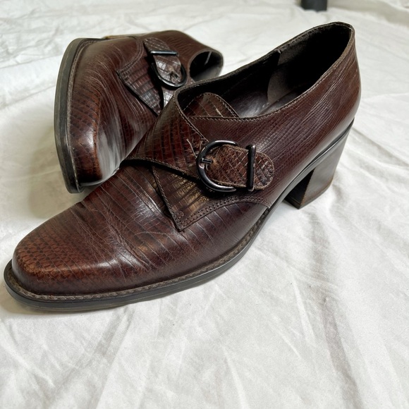 ❗️SOLD❗️Vintage croc print loafer - Picture 3 of 12